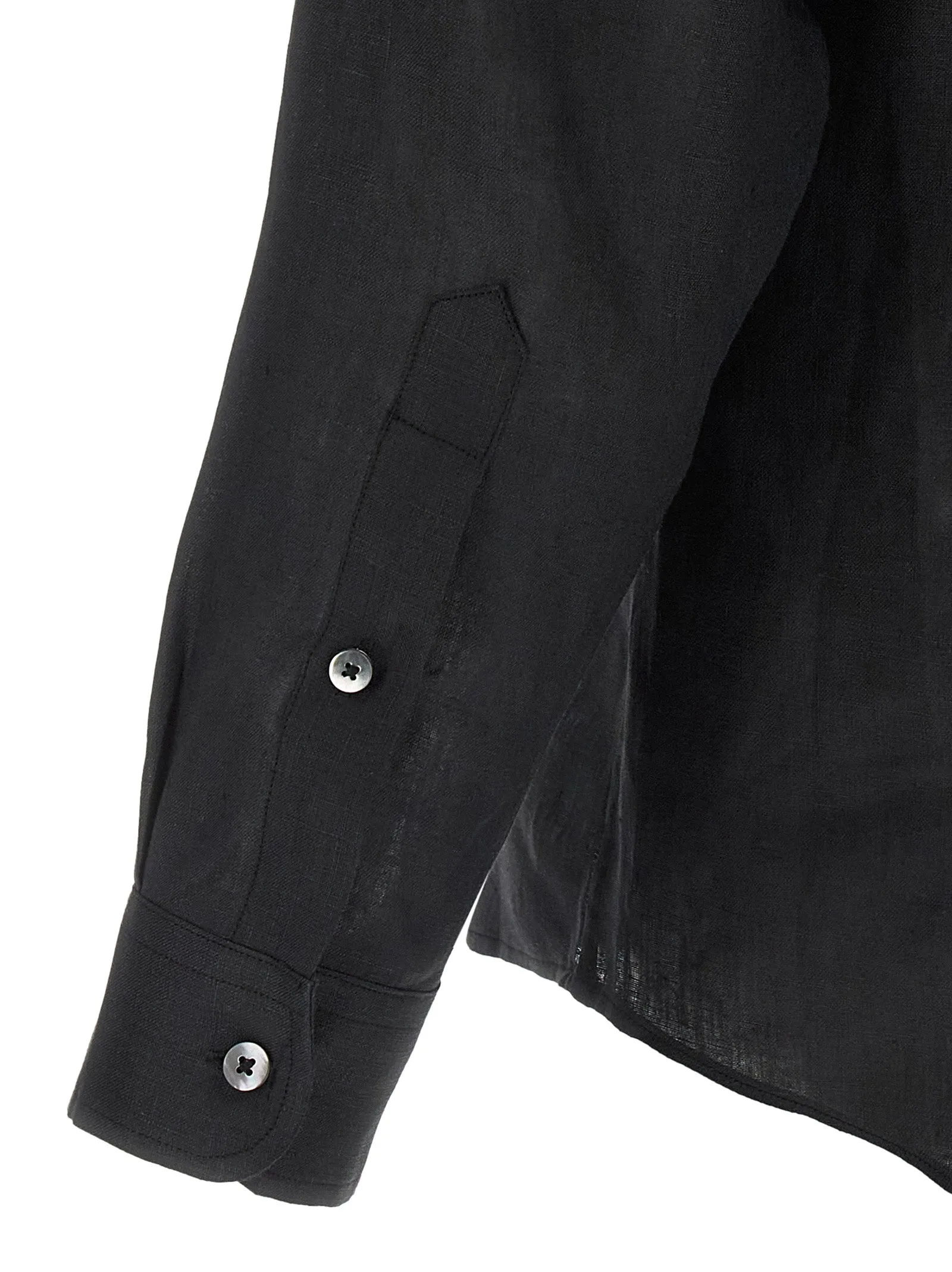 Linen Shirt Black sold by Wanan Luxury product image thumbnail 4