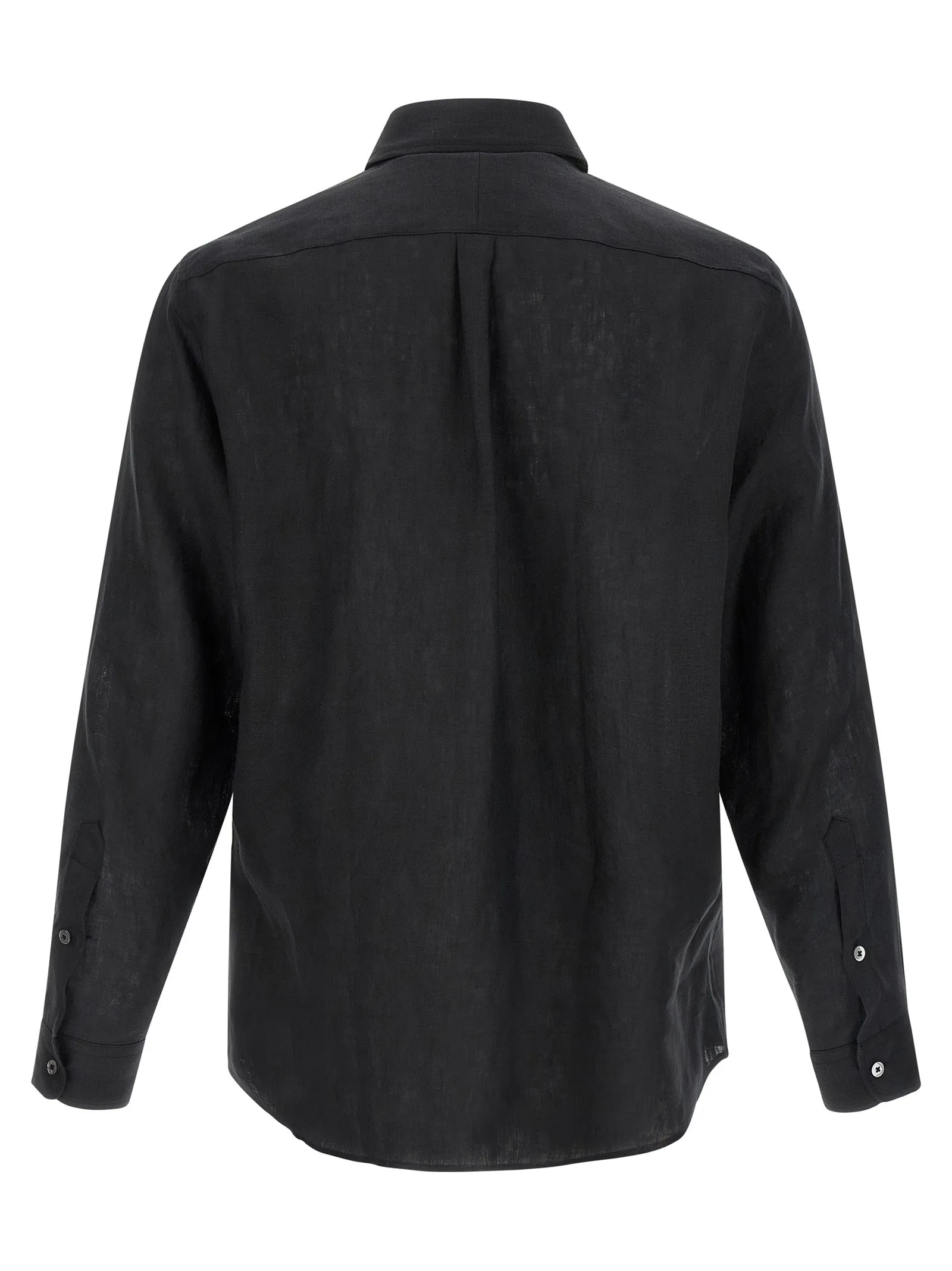 Linen Shirt Black sold by Wanan Luxury product image thumbnail 2