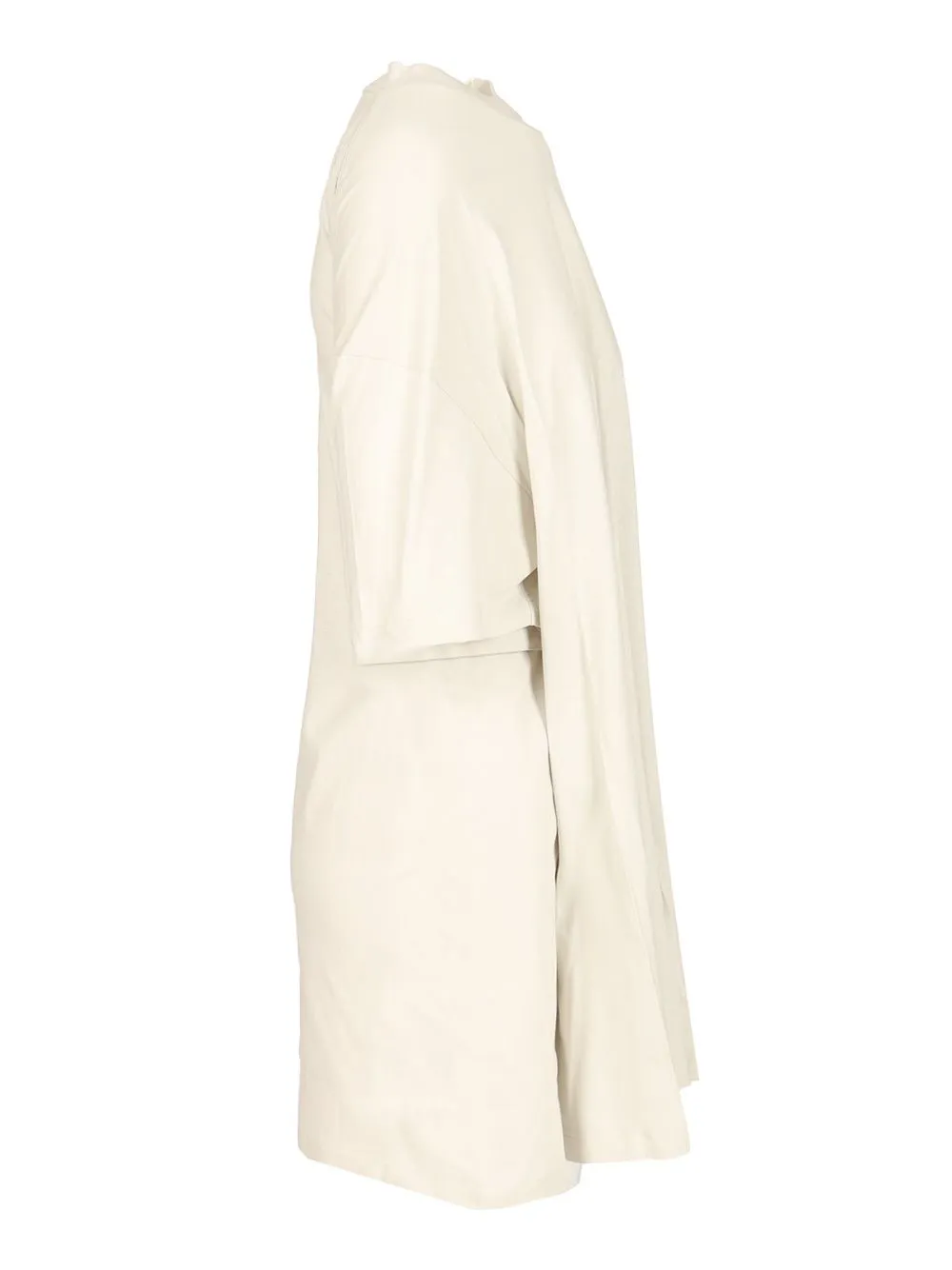 Semi-Fitted Dress White sold by Wanan Luxury product image thumbnail 3