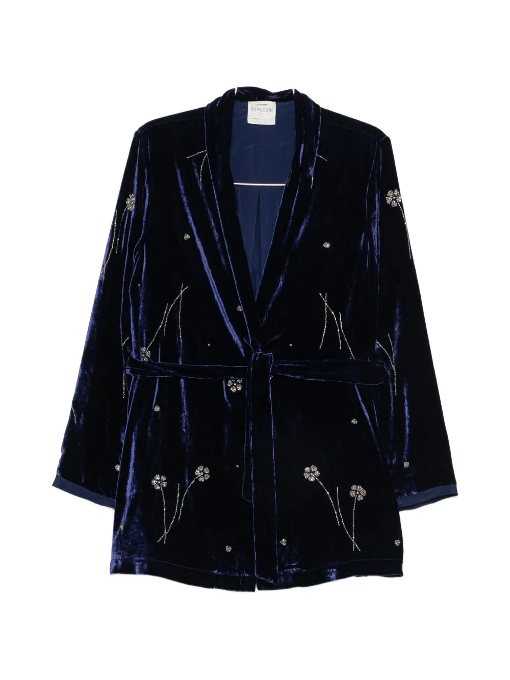 Embroidered Velvet Kimono sold by Wanan Luxury