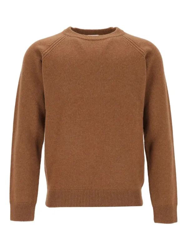 Cashmere Sweater Knitwear Brown made by Yves Saint Laurent
