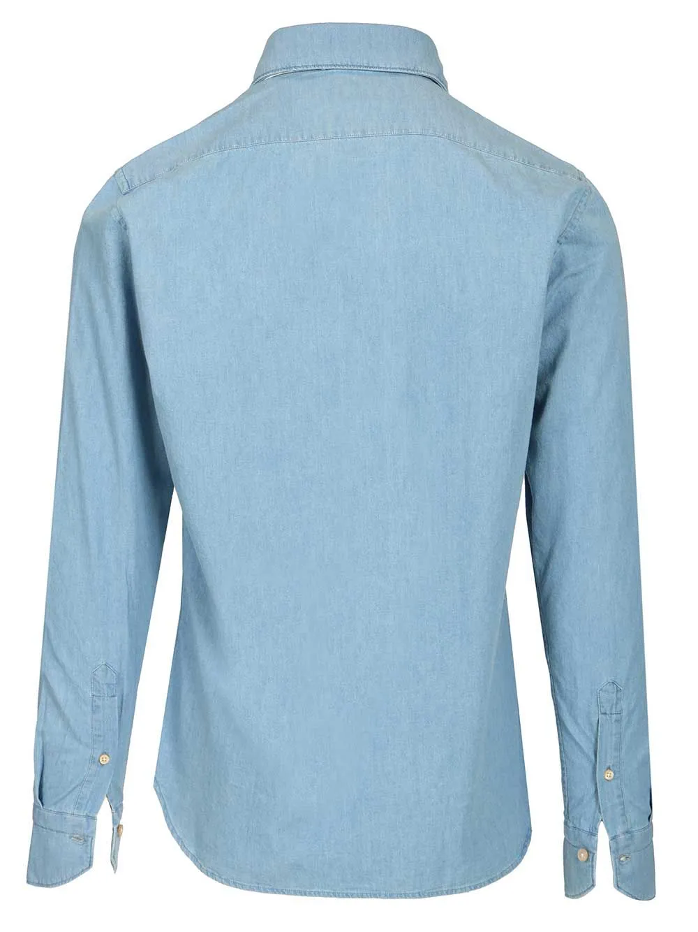 Denim Shirt Shirts Light Blue sold by Wanan Luxury product image thumbnail 2