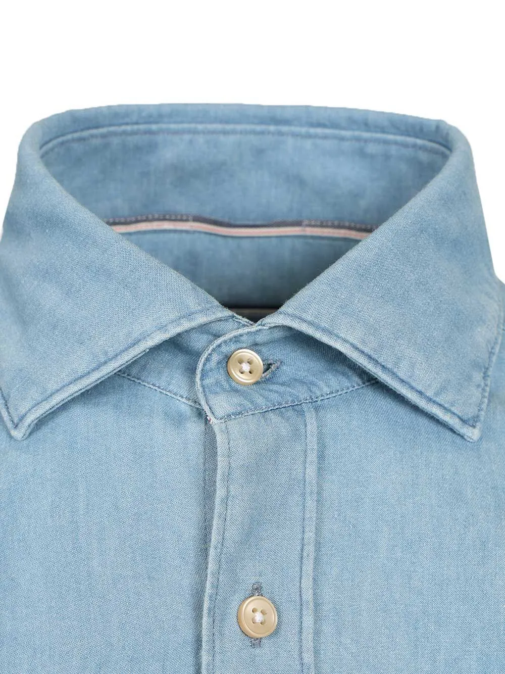 Denim Shirt Shirts Light Blue sold by Wanan Luxury product image thumbnail 4