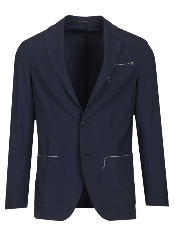 Ultralight Blazer Dresses Blue made by Wanan Luxury