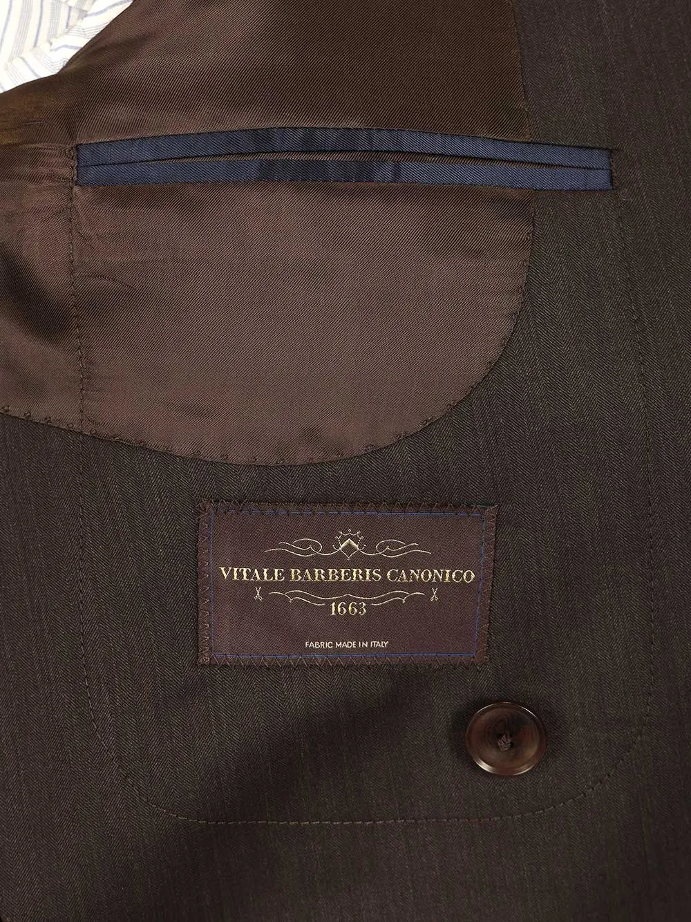 Double-Breasted Herringbone Suit Dresses Brown sold by Wanan Luxury product image thumbnail 5