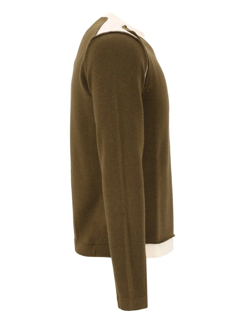 Crew Neck Sweater Knitwear Green sold by Wanan Luxury product image thumbnail 3
