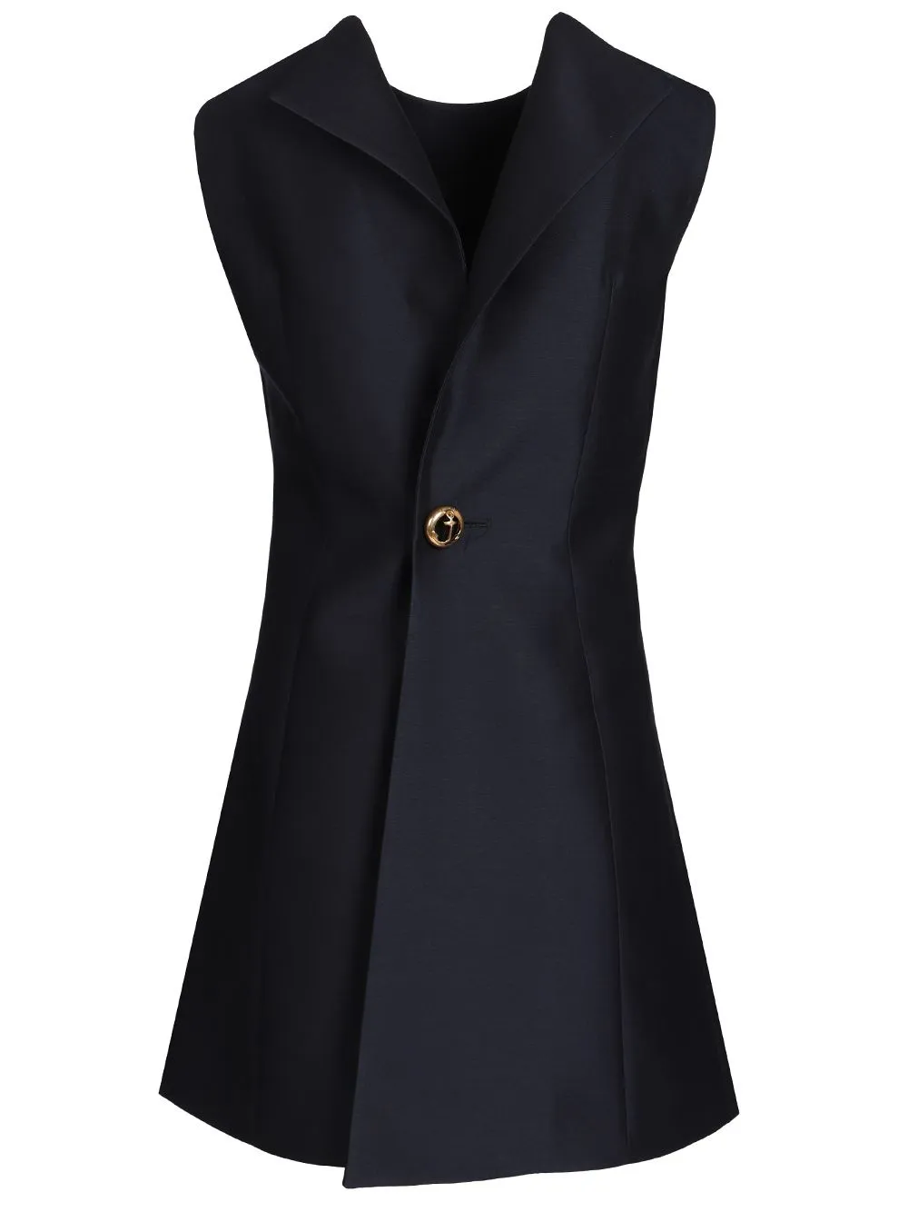 Mini Abito A Trapezio In Lana E Seta Dresses Blue sold by Wanan Luxury product image thumbnail 2