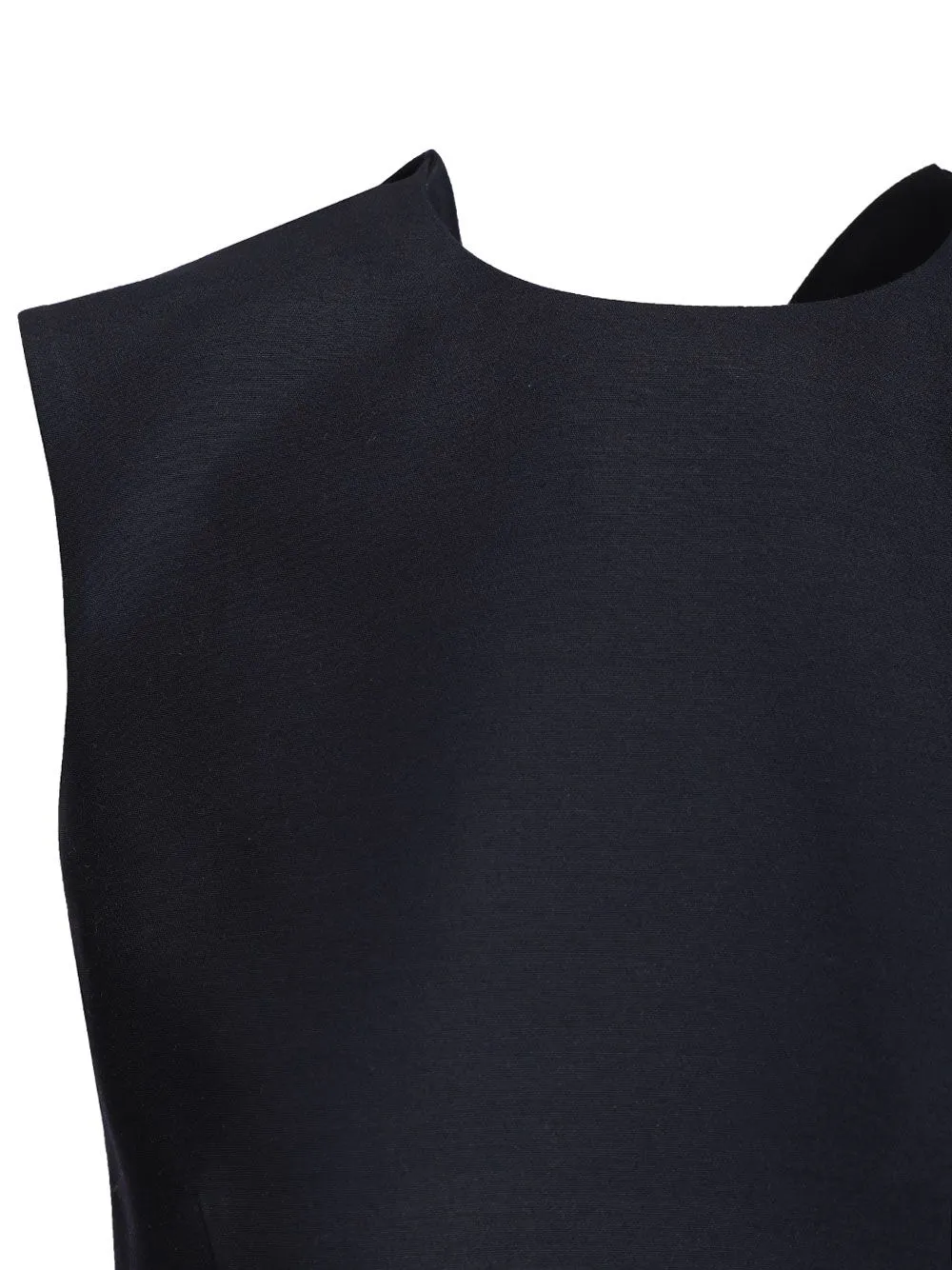 Mini Abito A Trapezio In Lana E Seta Dresses Blue sold by Wanan Luxury product image thumbnail 4