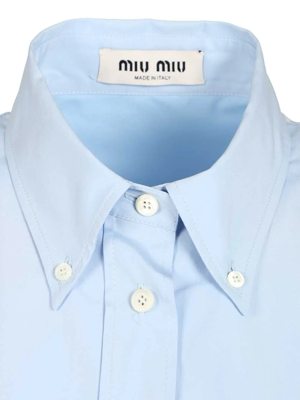 Sleeveless Poplin Dress Light blue sold by Wanan Luxury product image thumbnail 5