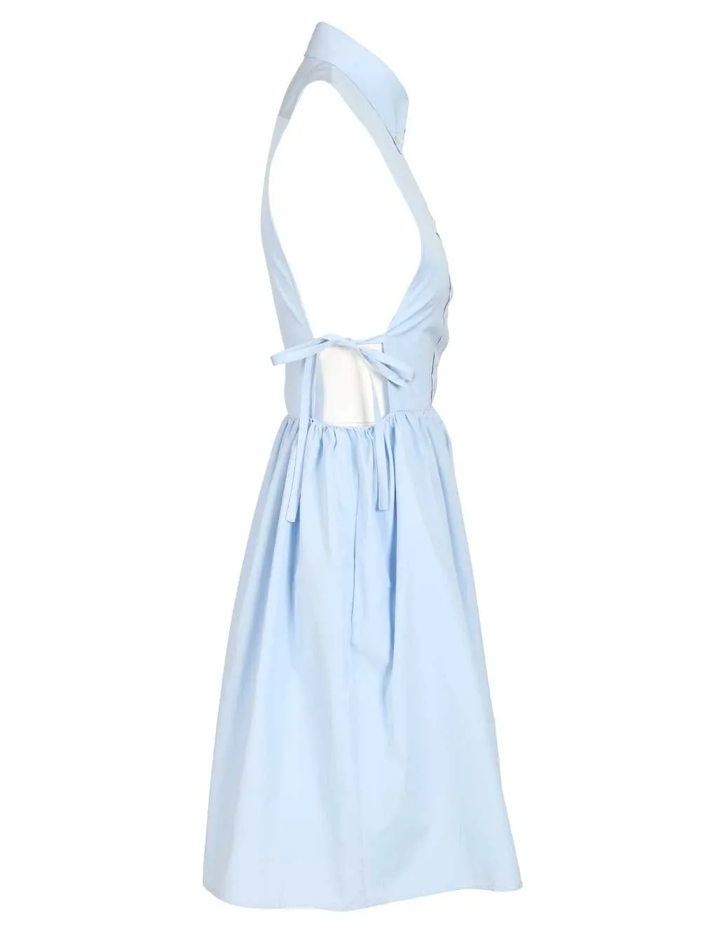 Sleeveless Poplin Dress Light blue sold by Wanan Luxury product image thumbnail 3