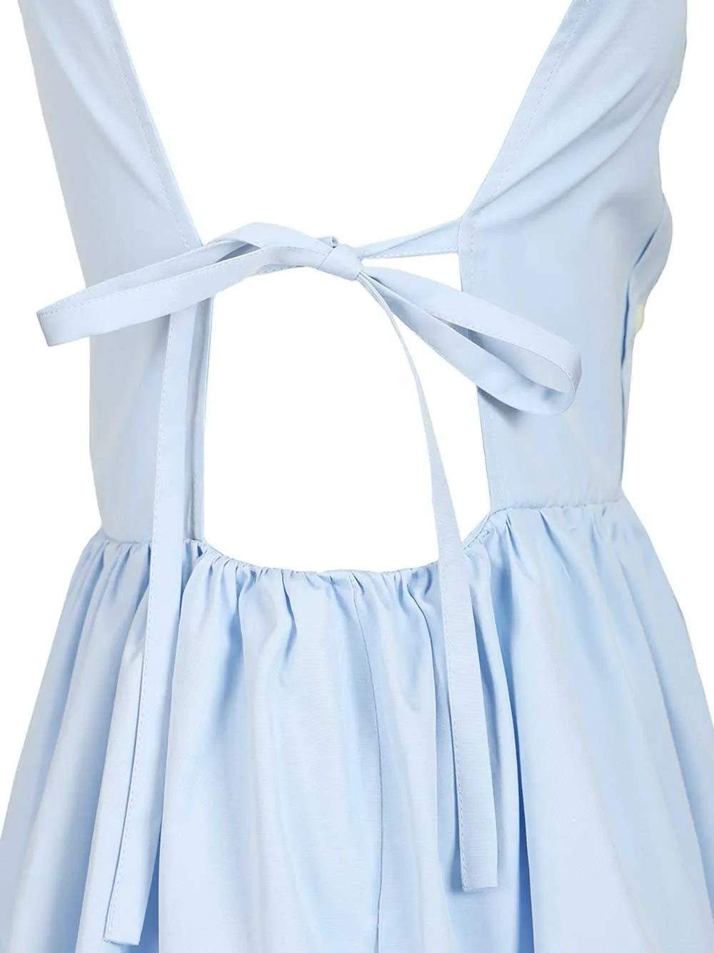 Sleeveless Poplin Dress Light blue sold by Wanan Luxury product image thumbnail 4