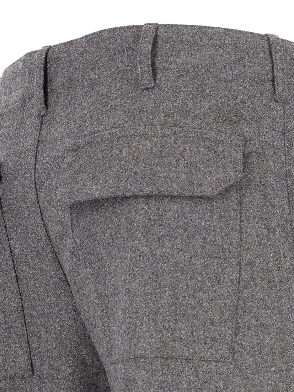 Tailored Cashmere Blend Trousers Grey sold by Wanan Luxury product image thumbnail 4