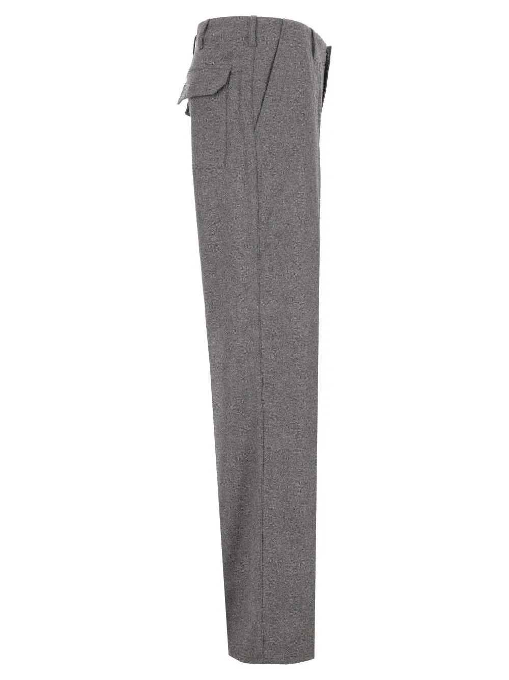 Tailored Cashmere Blend Trousers Grey sold by Wanan Luxury product image thumbnail 3