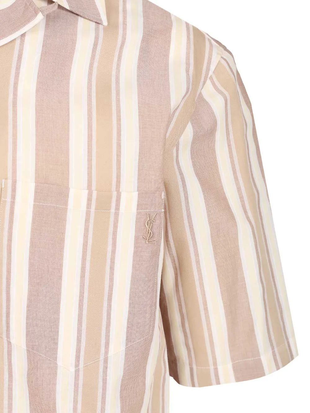 Striped Cotton Shirt Multicolor sold by Wanan Luxury product image thumbnail 4