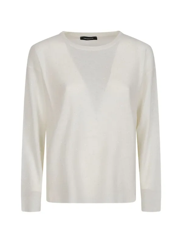 Wool Crewneck Sweater made by Fabiana Filippi