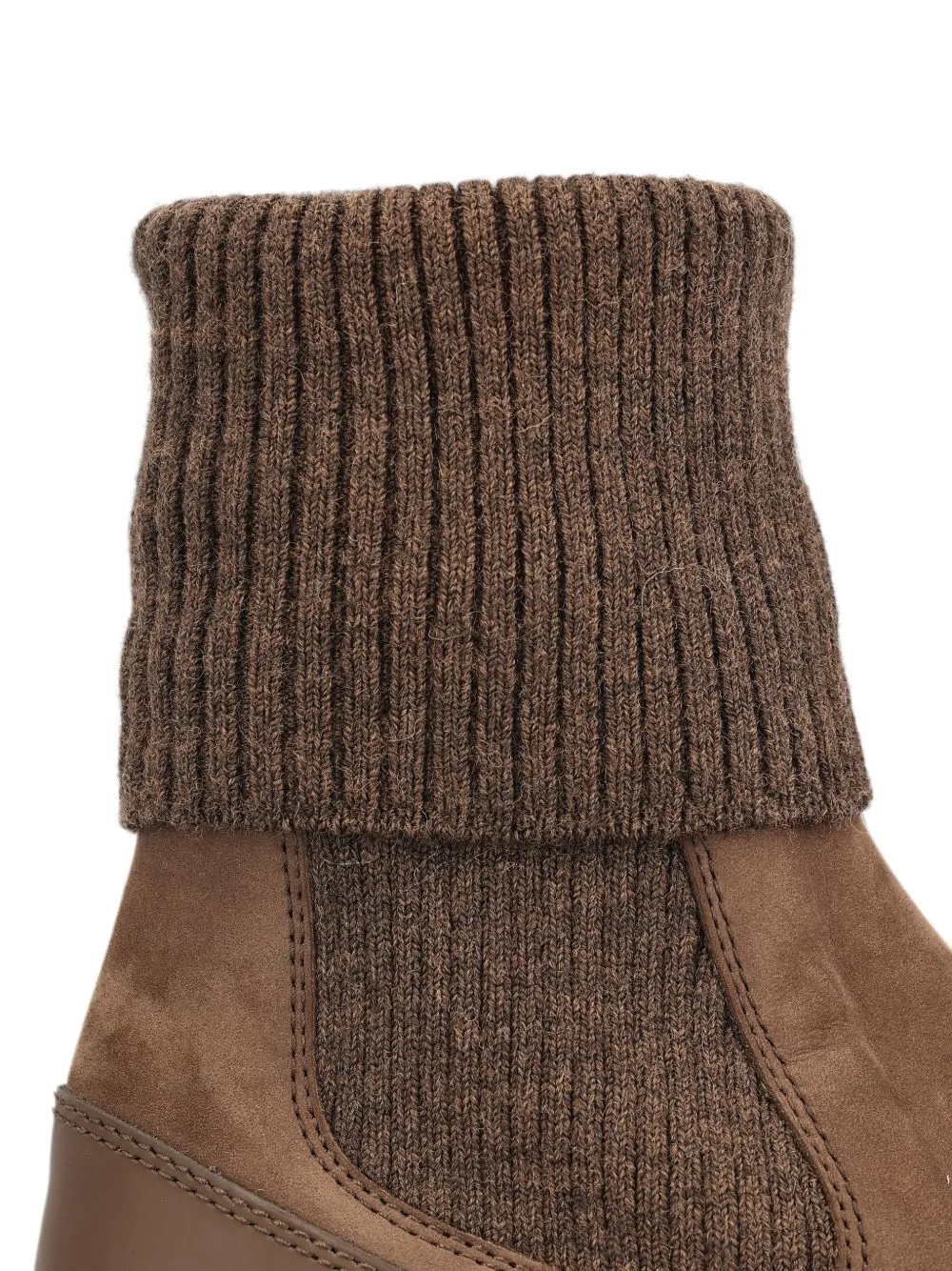 Leather Knitted Chelsea Boots sold by Wanan Luxury product image thumbnail 4