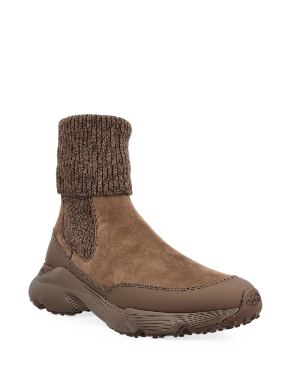 Leather Knitted Chelsea Boots sold by Wanan Luxury product image thumbnail 2