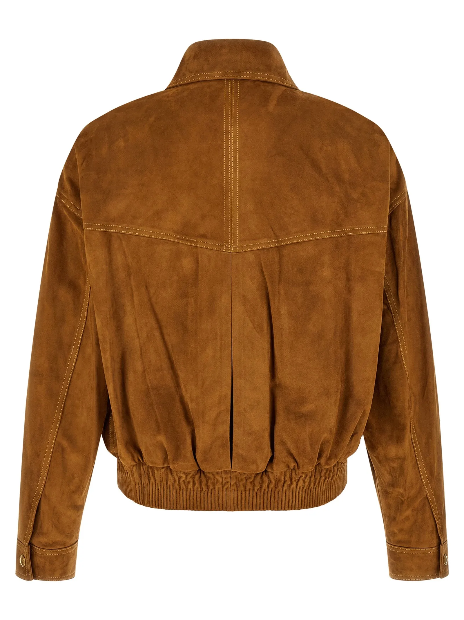 Suede Blouson Puffer Jackets Brown sold by Wanan Luxury product image thumbnail 2