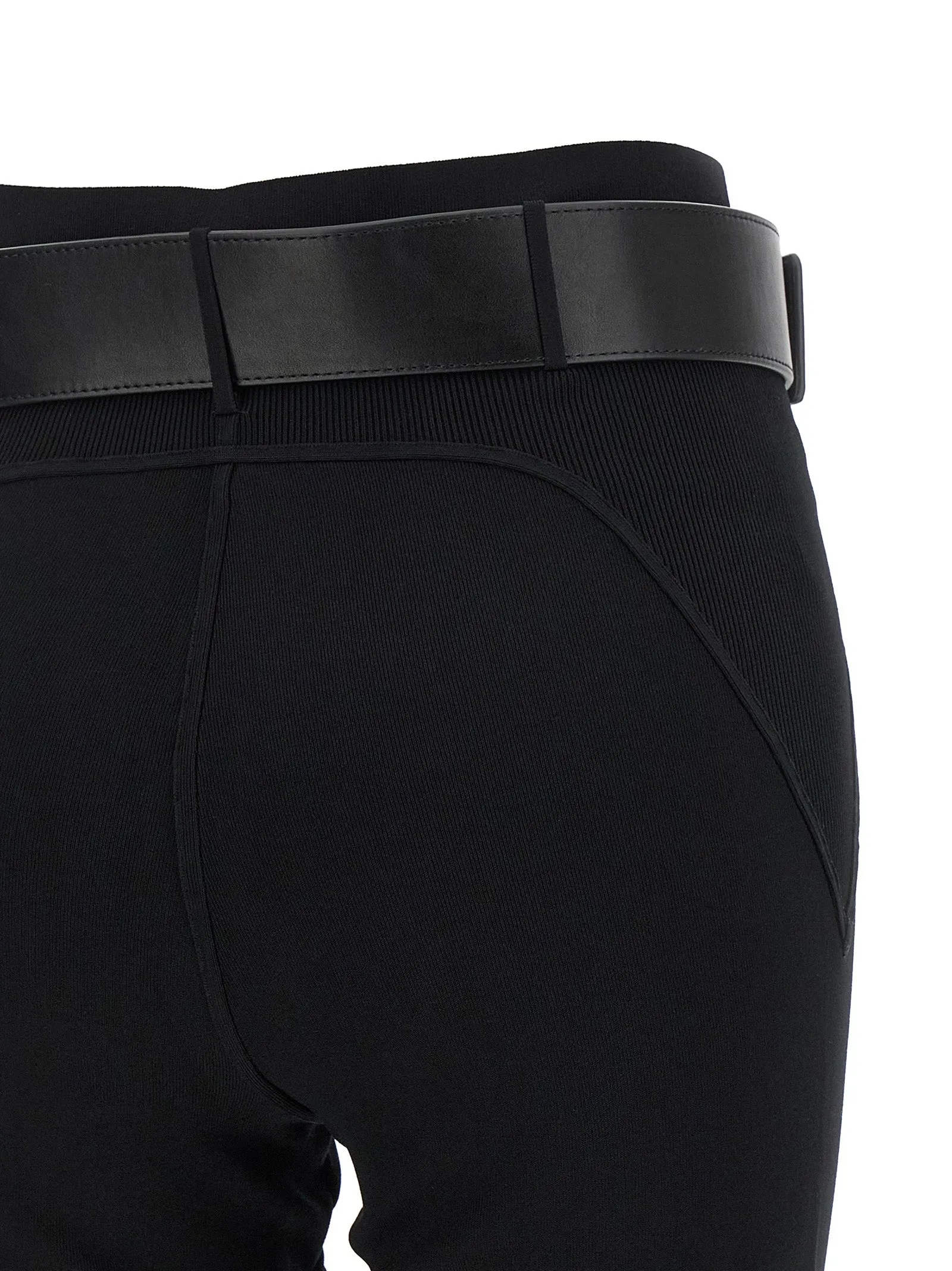 With Stirrup And Belt Leggings Black sold by Wanan Luxury product image thumbnail 4