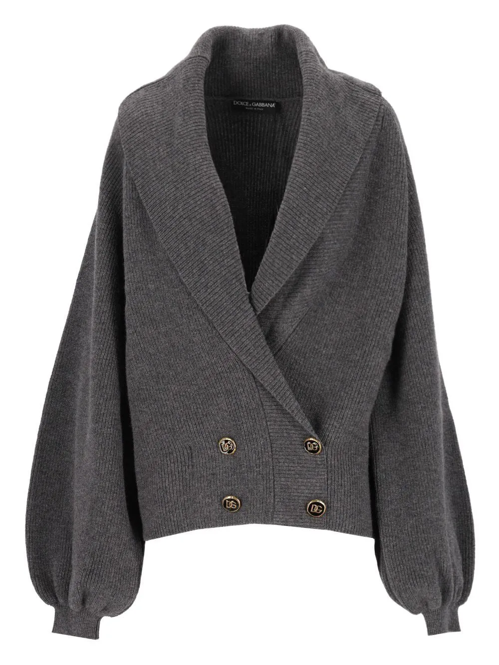 Cardigan Collo A Scialle Knitwear Grey sold by Wanan Luxury
