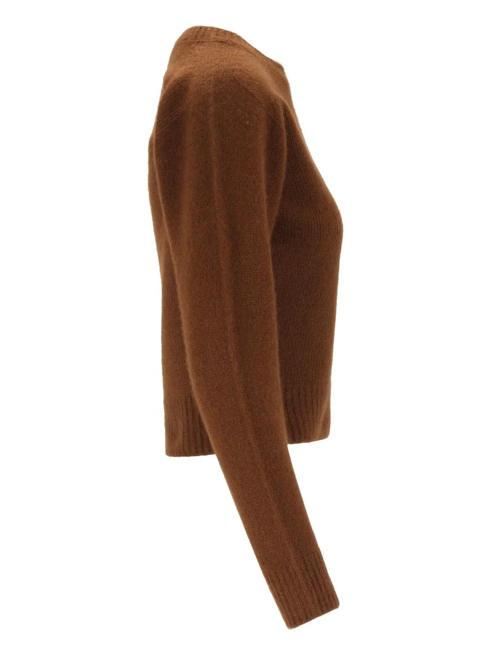Seamless Ultrasoft Cashmere Silk - 5gg Classic Crewneck Knitwear Brown sold by Wanan Luxury product image thumbnail 3