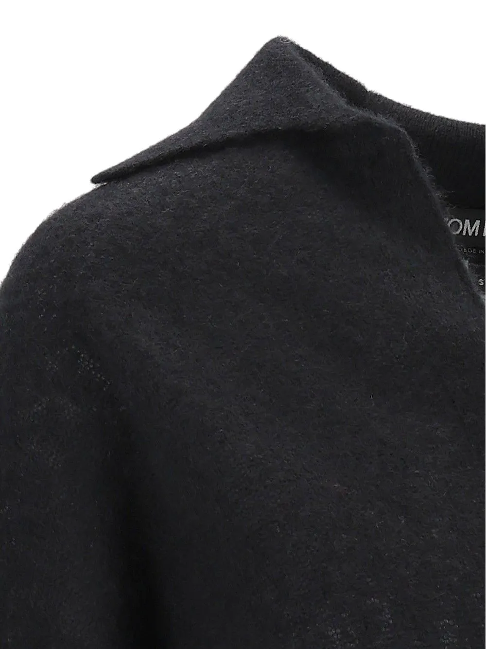 Seamless Ultrasoft Cashmere Silk - 5gg & 6gg Polo Knitwear Black sold by Wanan Luxury product image thumbnail 4