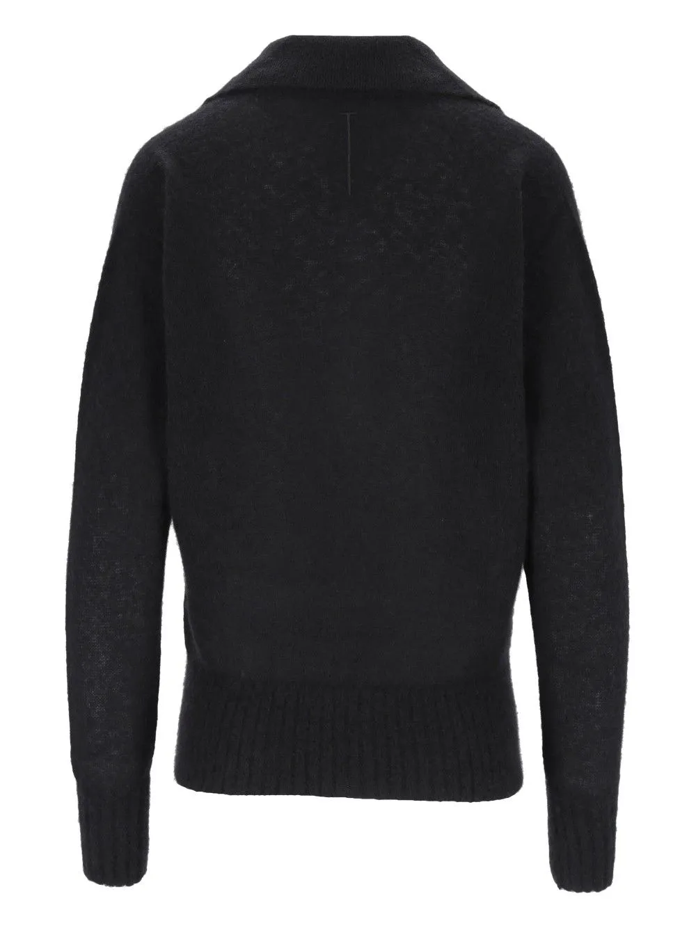 Seamless Ultrasoft Cashmere Silk - 5gg & 6gg Polo Knitwear Black sold by Wanan Luxury product image thumbnail 2
