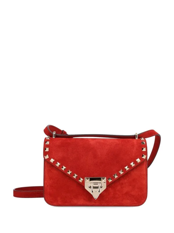 Small Rockstud Bag Red made by Valentino Garavani