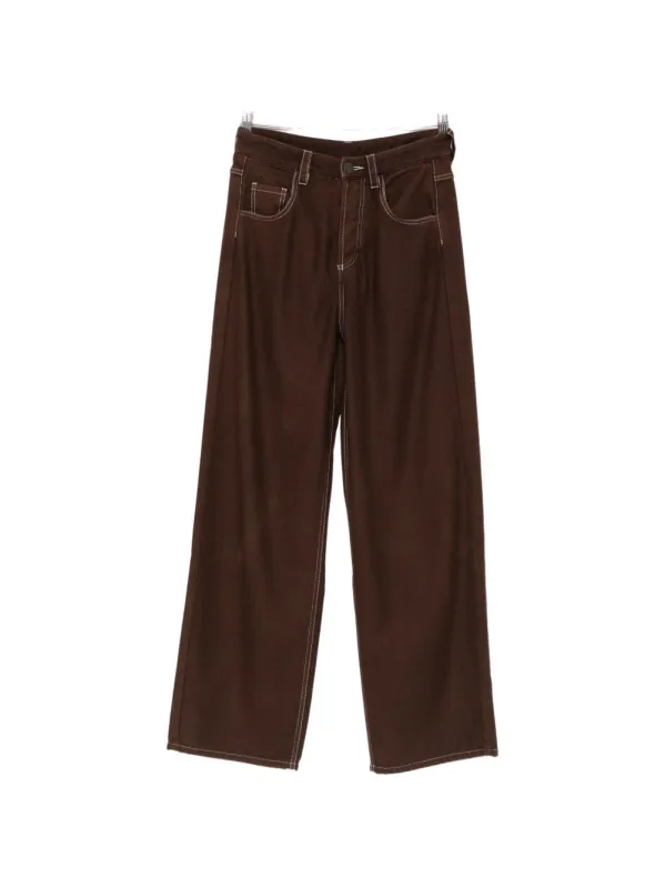 Phyllis Wool Blend Trousers made by UMA WANG