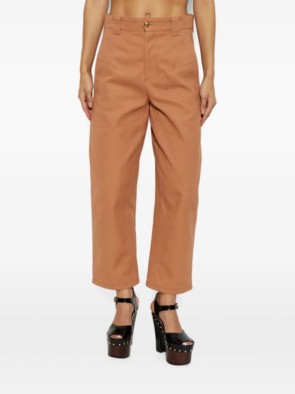 Cotton Barrel Trousers sold by Wanan Luxury product image thumbnail 2