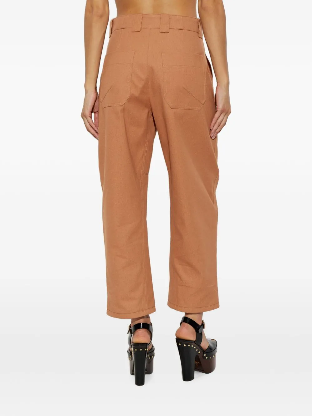 Cotton Barrel Trousers sold by Wanan Luxury product image thumbnail 3