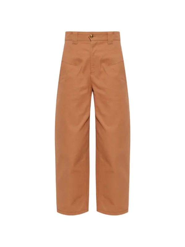 Cotton Barrel Trousers made by Chloe