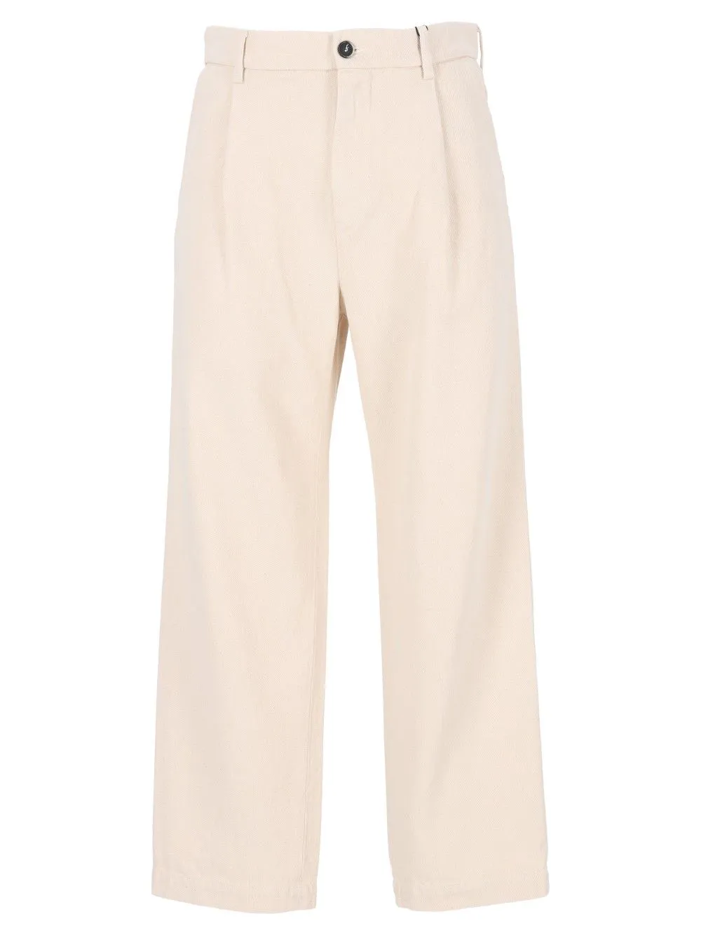 Pantalone Mazenga Maretta 100 Cotone Trousers Beige sold by Wanan Luxury