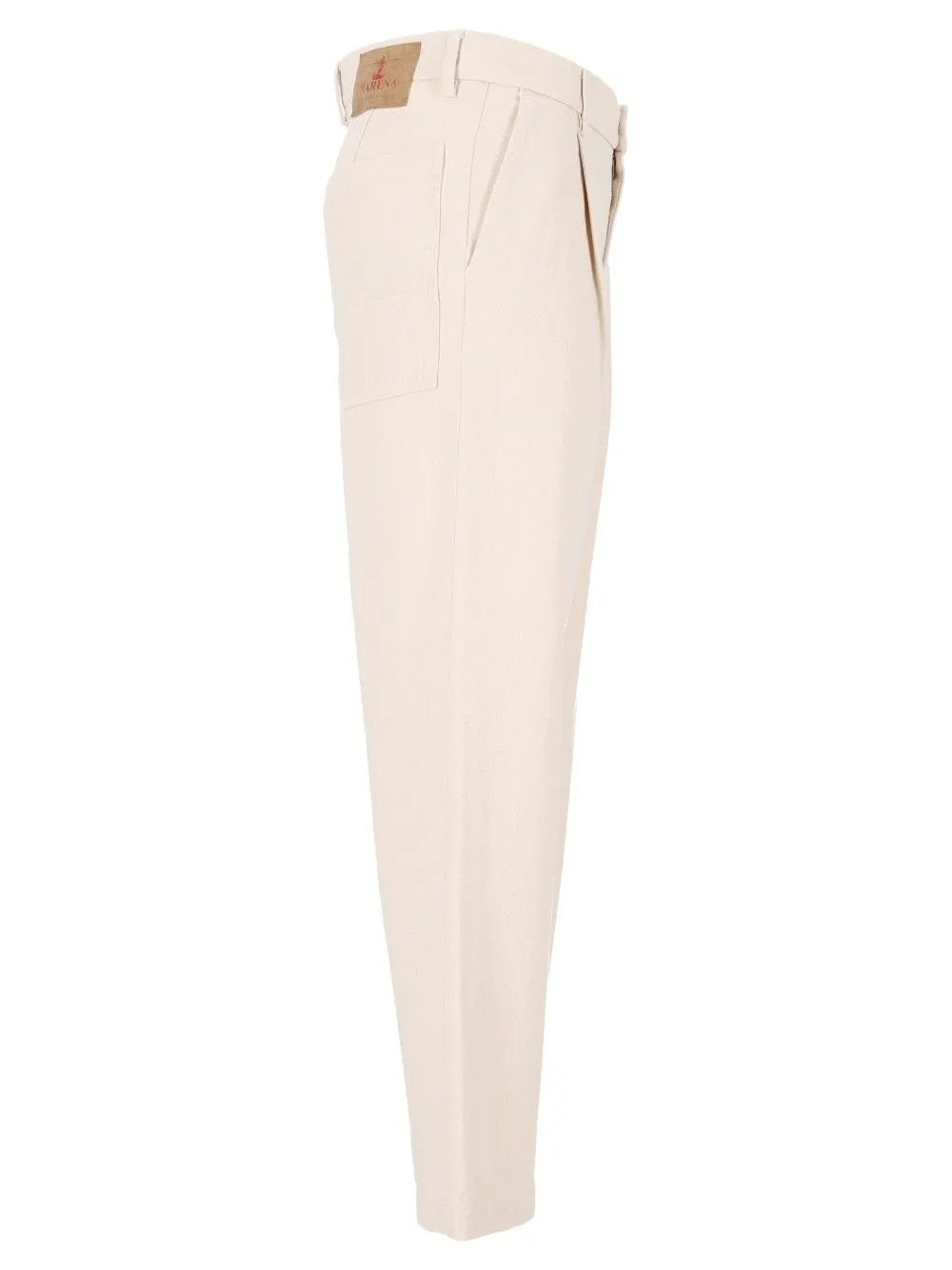 Pantalone Mazenga Maretta 100 Cotone Trousers Beige sold by Wanan Luxury product image thumbnail 3