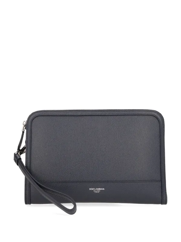 Atene Small Leather Goods Blue made by Dolce & Gabanna