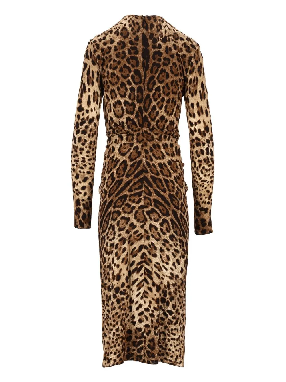 Long Sleeve Midi Dress Animalier sold by Wanan Luxury product image thumbnail 2