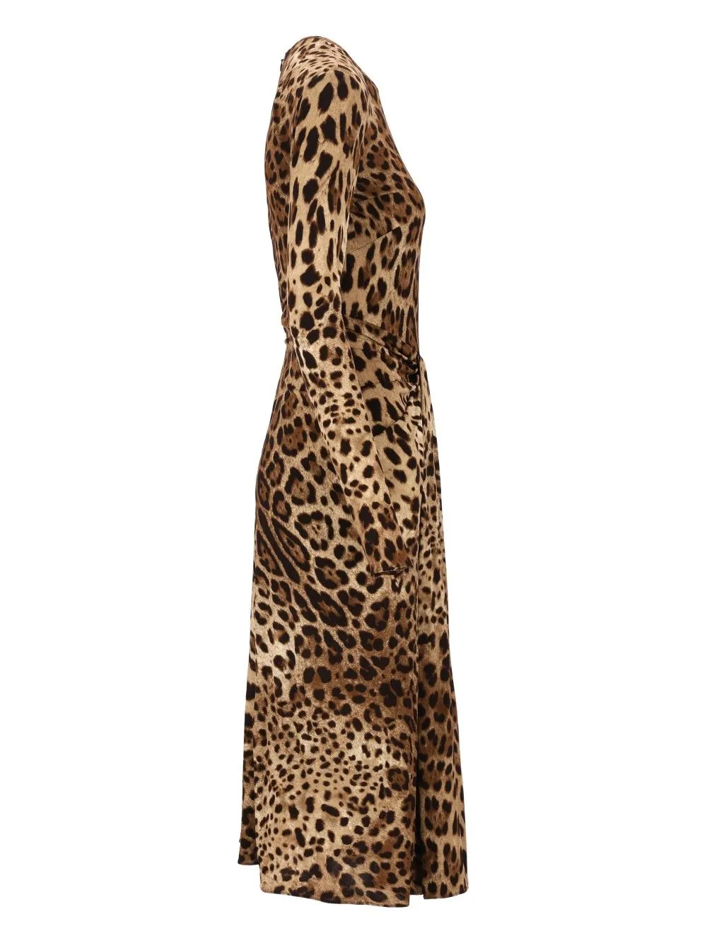Long Sleeve Midi Dress Animalier sold by Wanan Luxury product image thumbnail 3