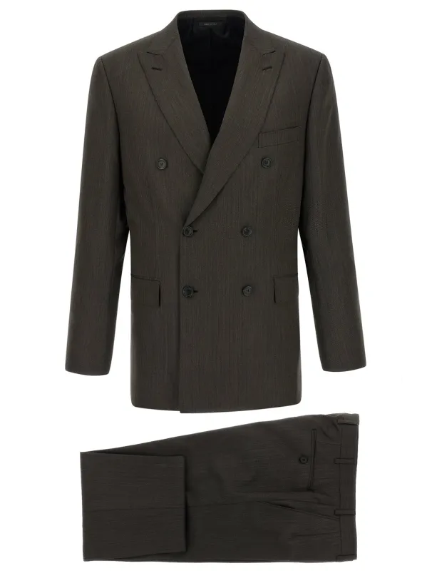 Lipari Suits Brown made by Brioni