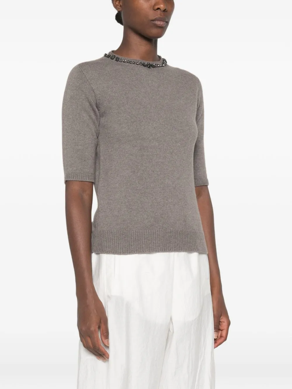 Wool Crewneck Sweater sold by Wanan Luxury product image thumbnail 2