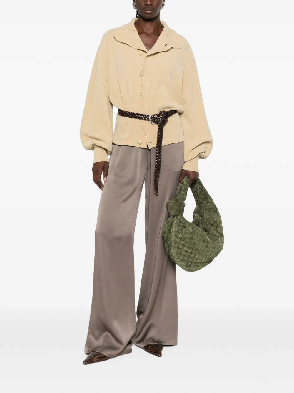 Wide-Leg Trousers sold by Wanan Luxury