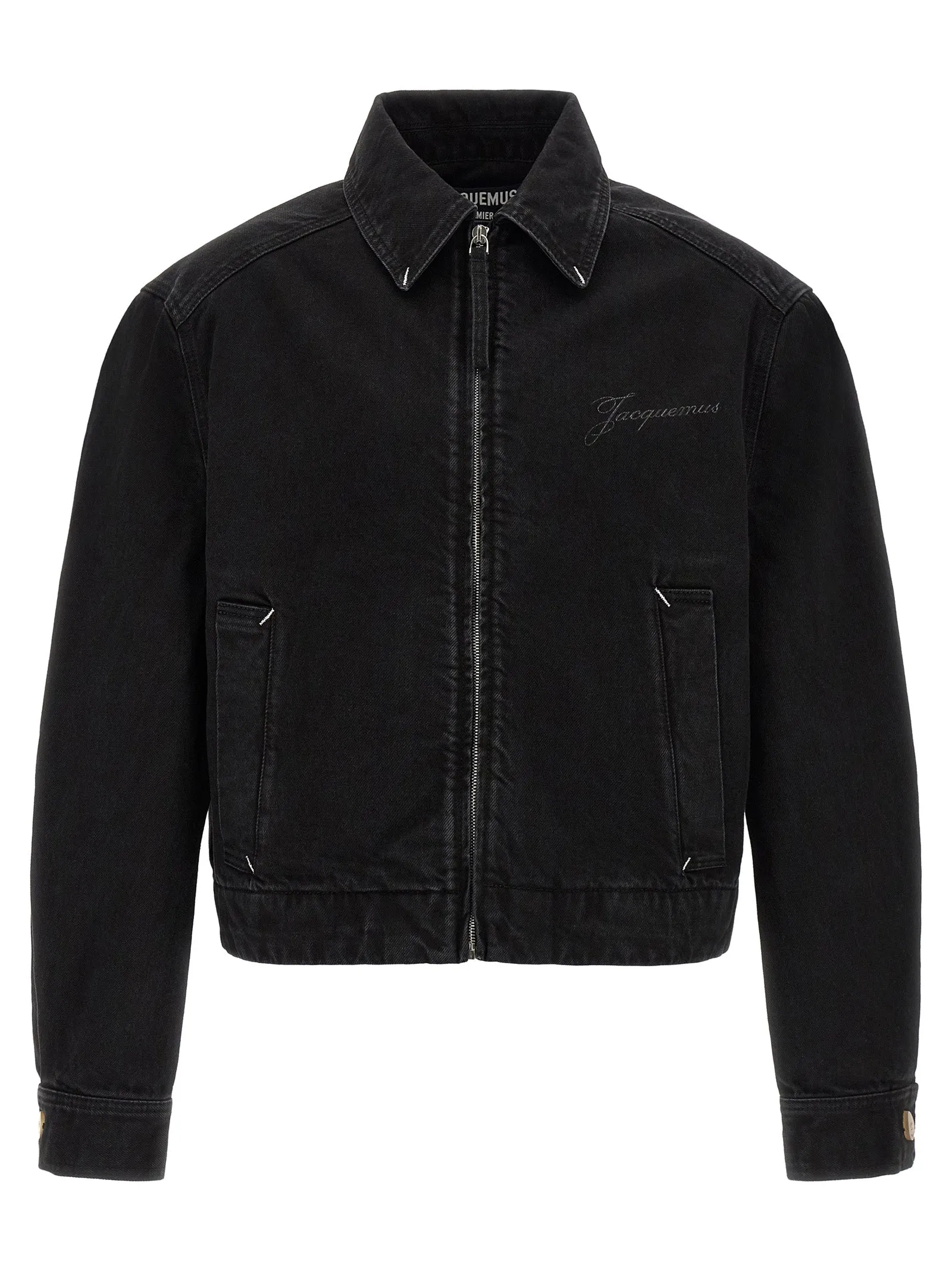 La Veste De-NîMes Canevas Puffer Jackets Black sold by Wanan Luxury