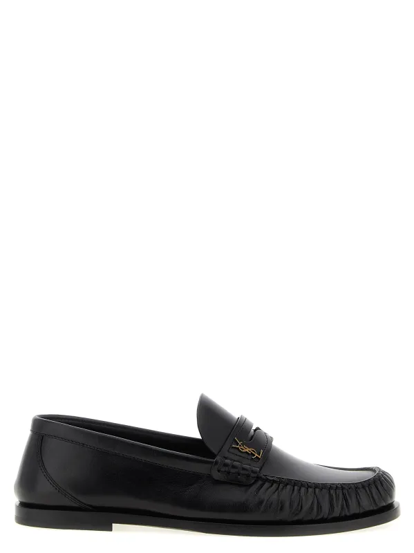 Laurent Loafers Black made by Yves Saint Laurent