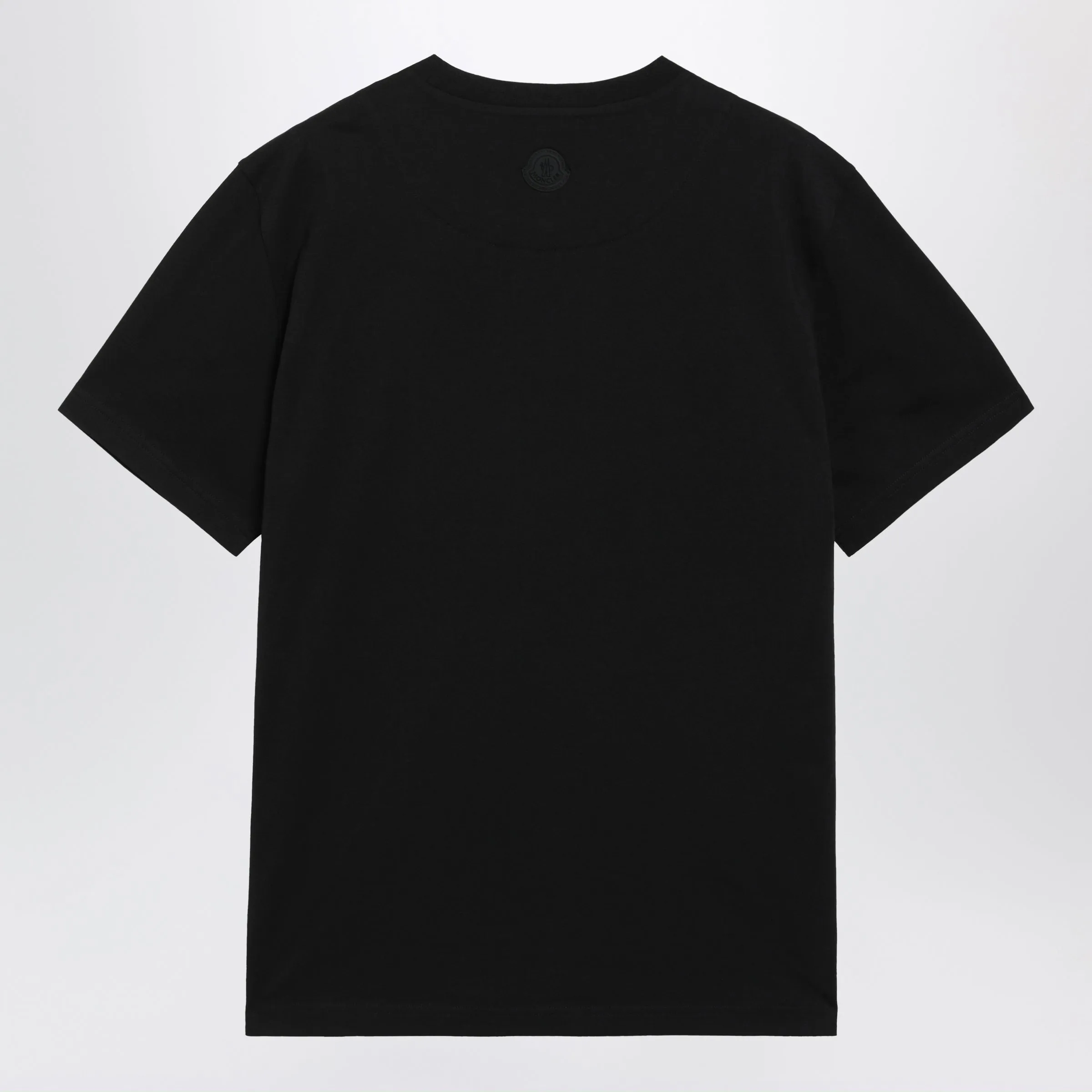 Black Cotton T-Shirt With Logo sold by Wanan Luxury product image thumbnail 2