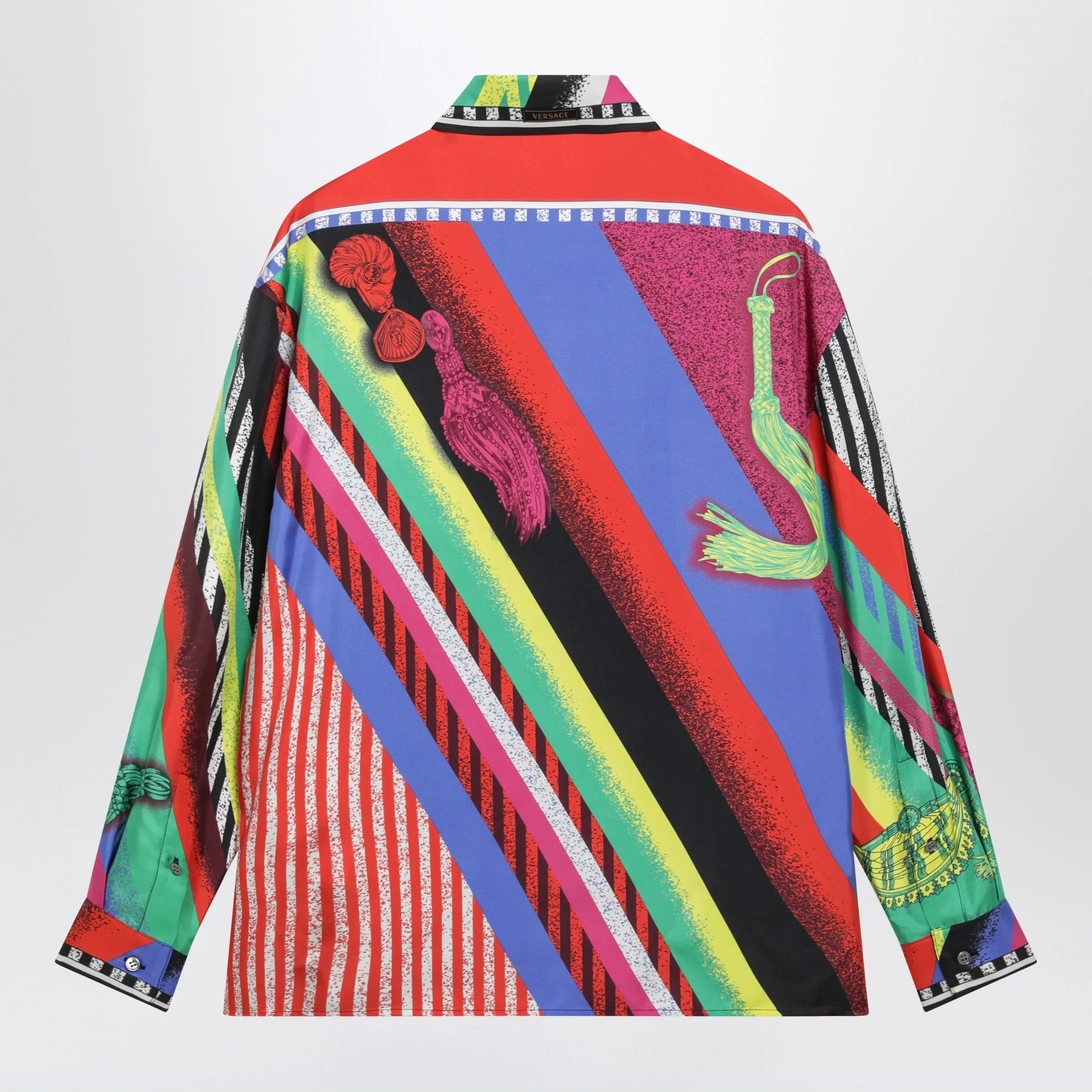 Formula 6 Multicolored Silk Twill Shirt sold by Wanan Luxury product image thumbnail 2