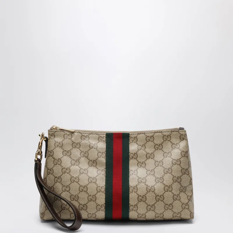 Small Gg Pouch With Web Ribbon made by Gucci