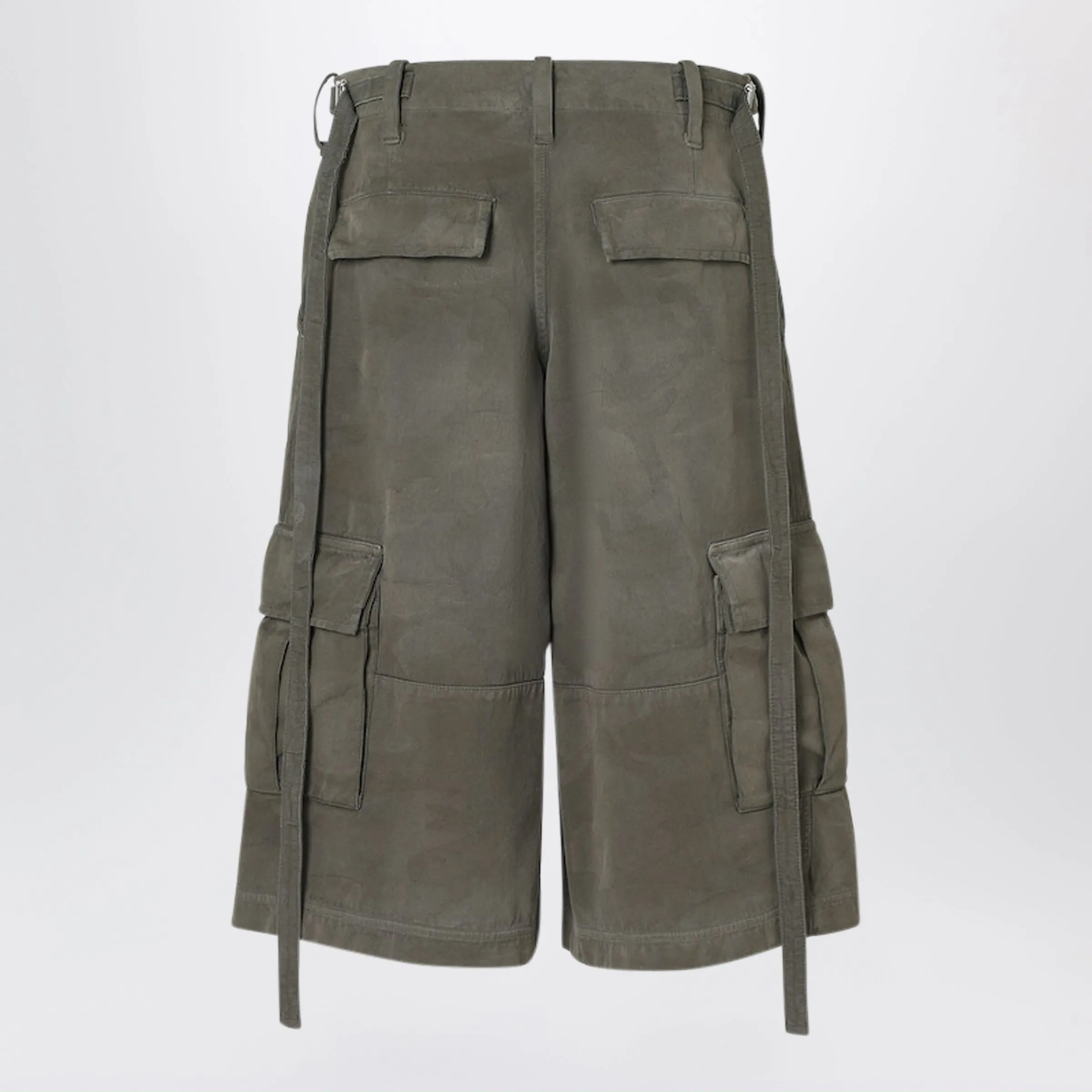 Green Cotton Shorts sold by Wanan Luxury product image thumbnail 2