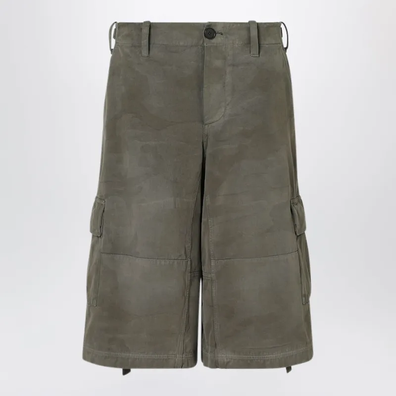 Green Cotton Shorts made by Fendi