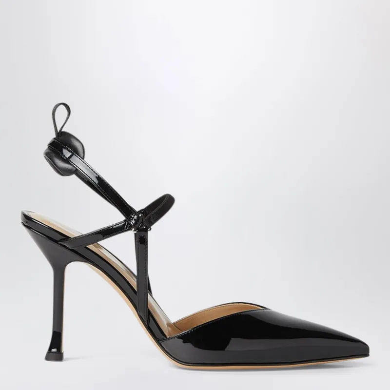 Black Very Colibrì High-Heeled Slingbacks made by Fendi