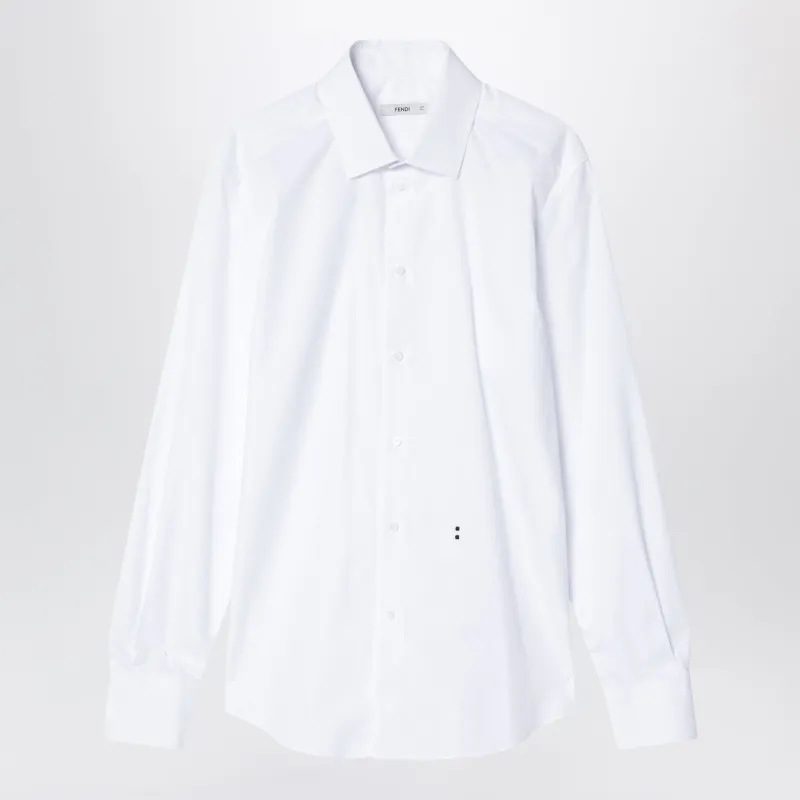 White Poplin Shirt made by Fendi