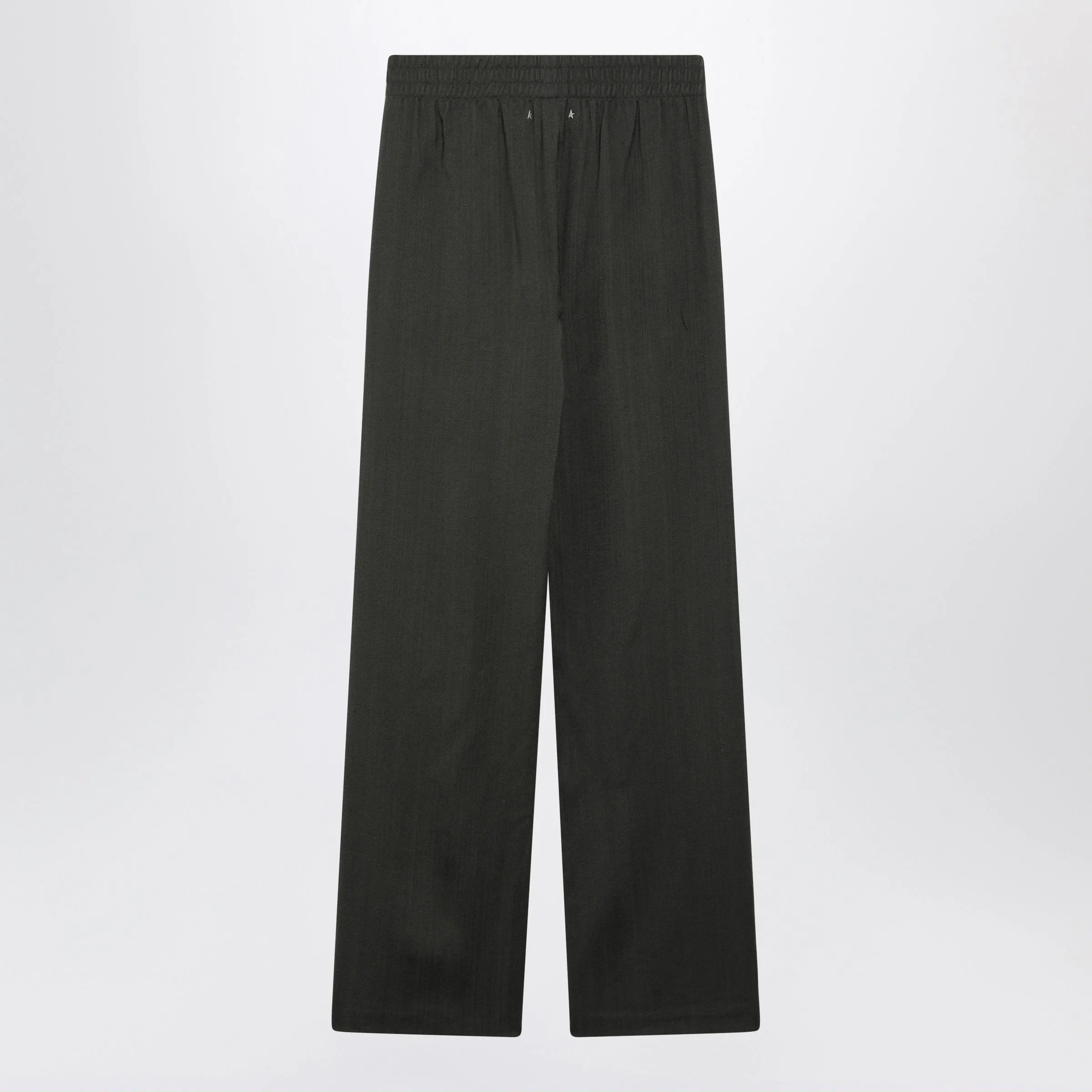 Dark Green Wool-Blend Trousers sold by Wanan Luxury product image thumbnail 2
